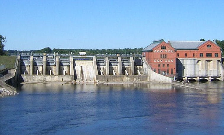 Croton Dam on Muskegon River