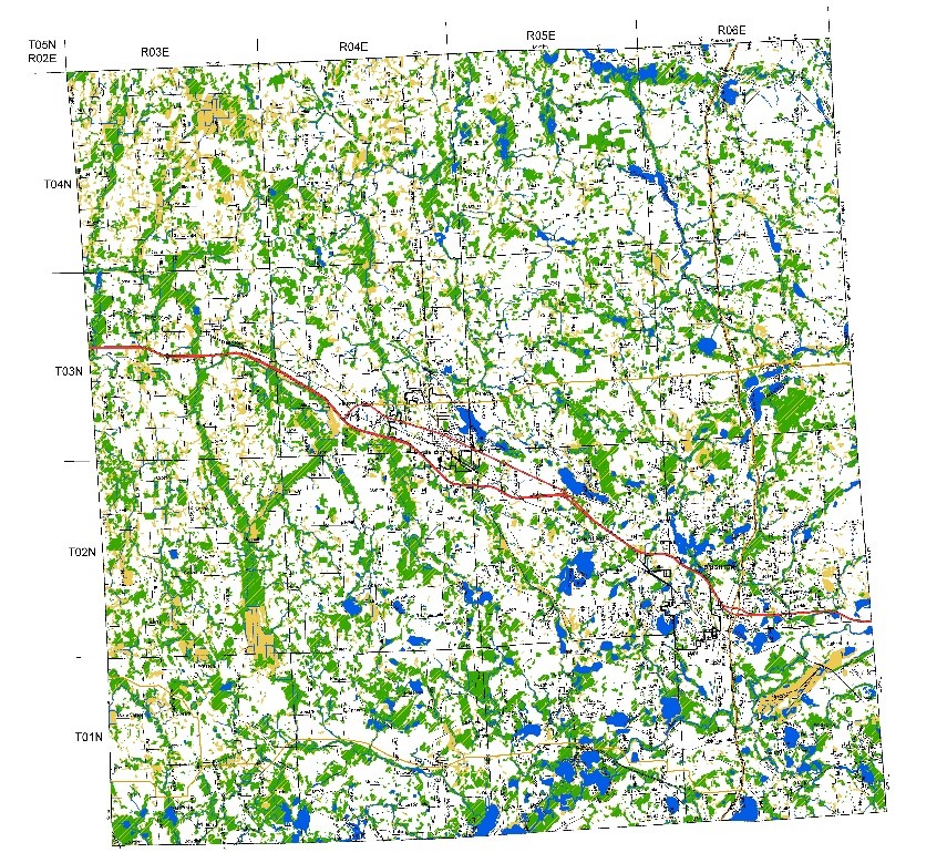 a wetland inventory map produced by WLSU