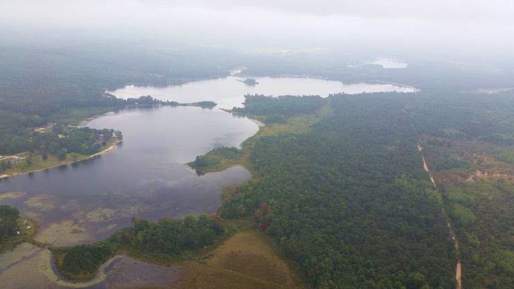 Aerial of Inland Lake