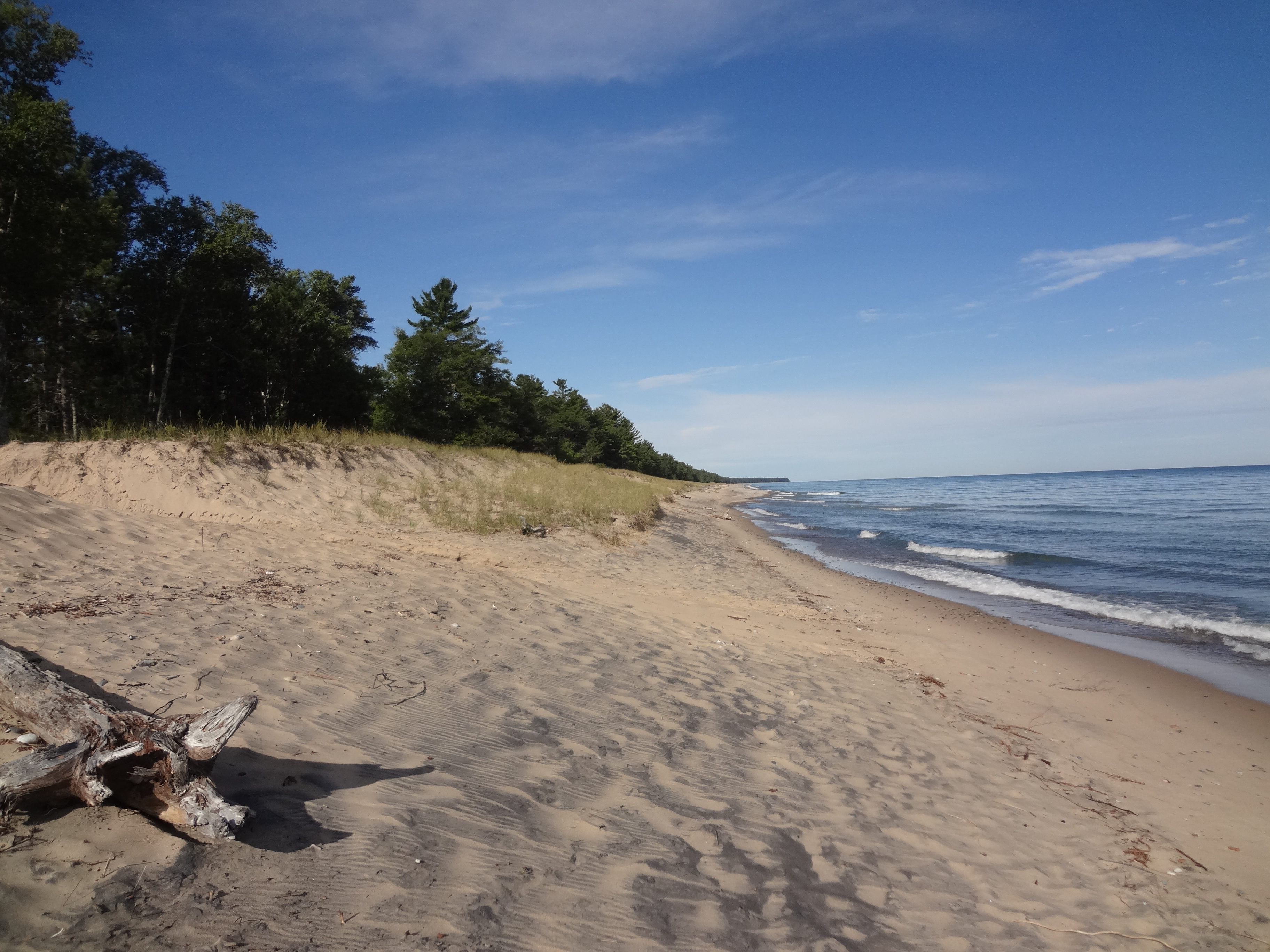 A barrier dune in Luce County Michigan