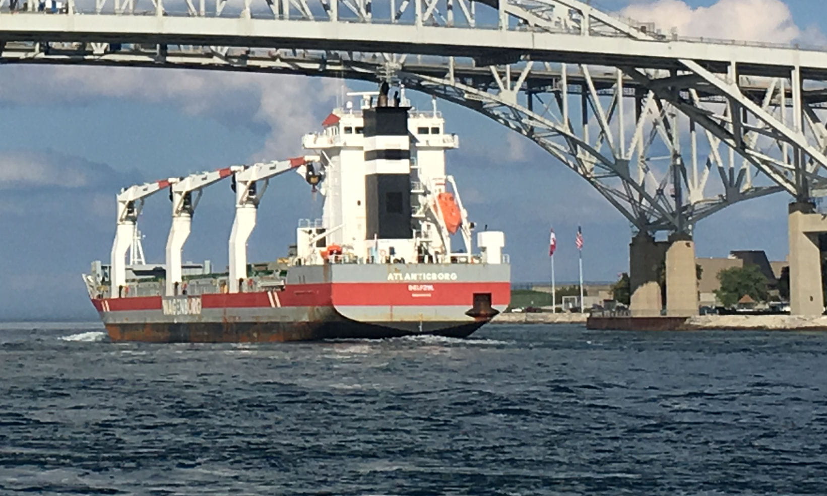 Ocean going ship