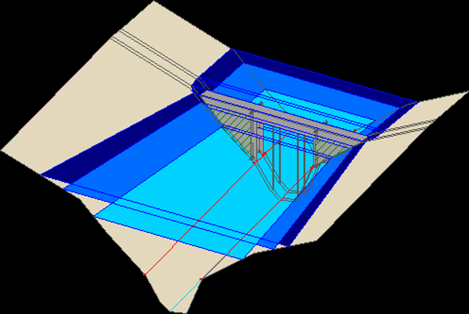 Hydraulic model output