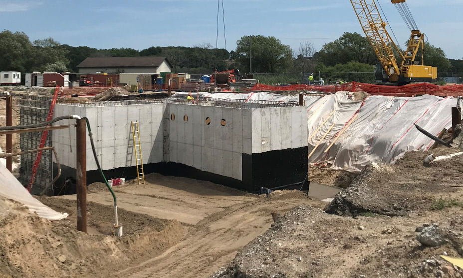 Manistee WTP construction