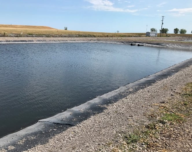 Wastewater lagoon