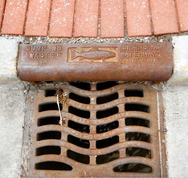 Storm Drain inlet for MS4 banner