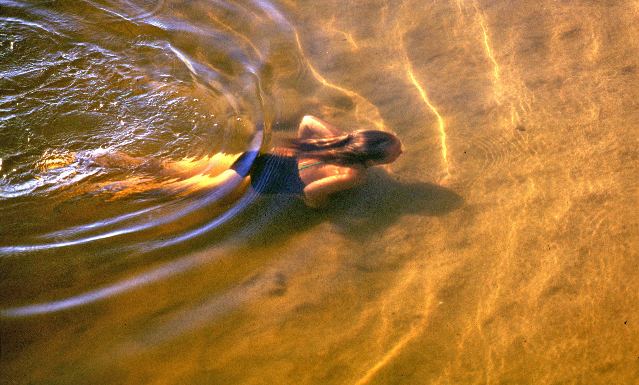 Child swimming