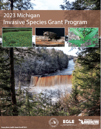 2023 Michigan Invasive Species Grant Program cover