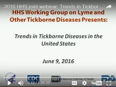 CDC Tickborne Disease Webinar
