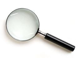 Use a magnifying glass to look for lice and eggs (nits) at the base of the hair.