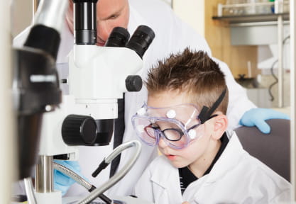 Teacher Addressing Science Class