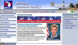 Michigan Homeland Security Website