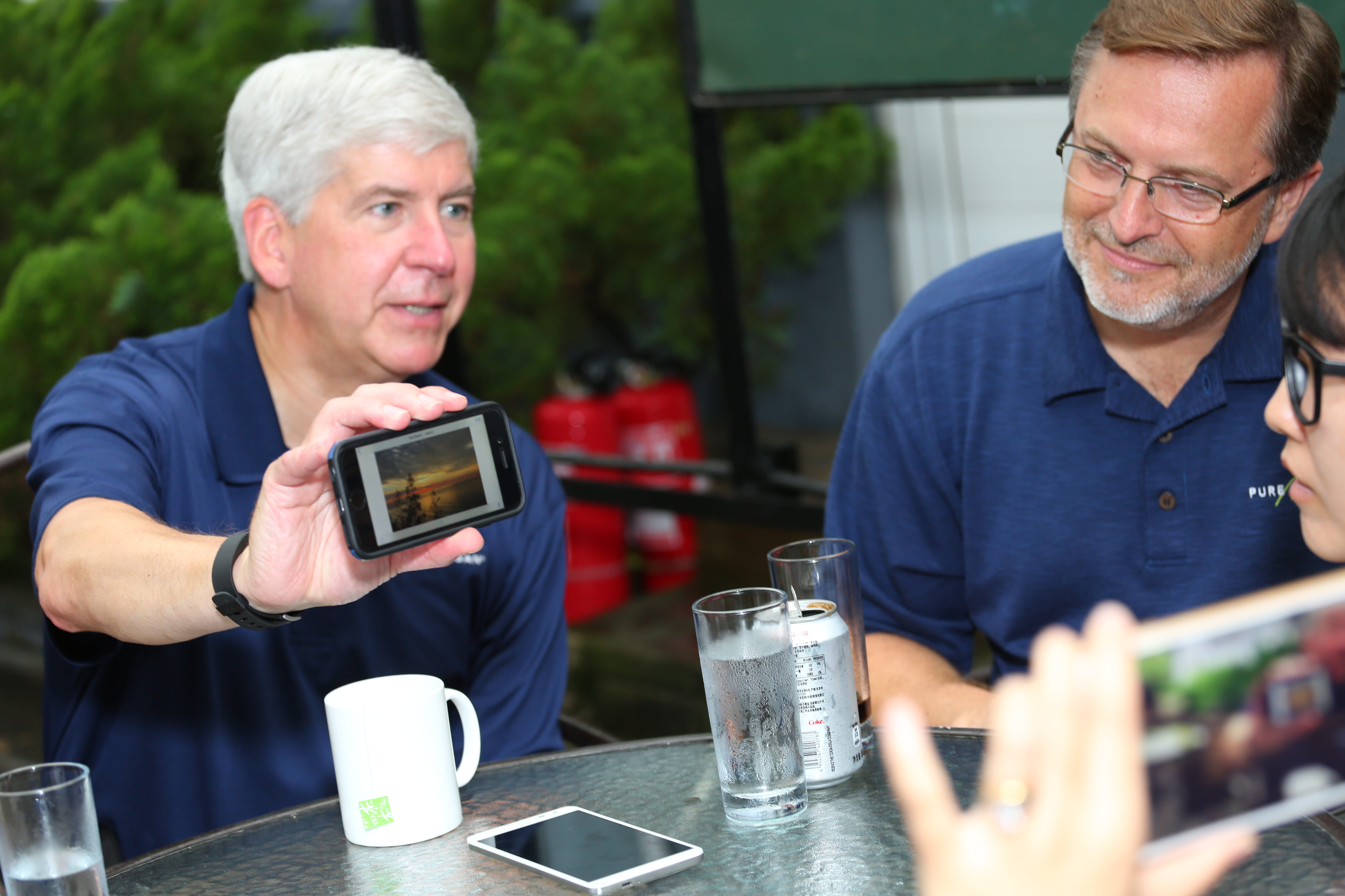 Governor showing off Pure Michigan in China
