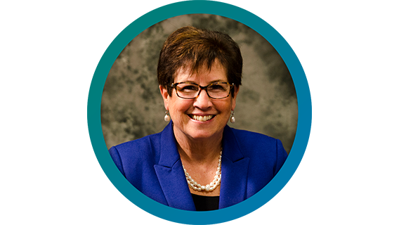 Headshot of first lady Sue Snyder.