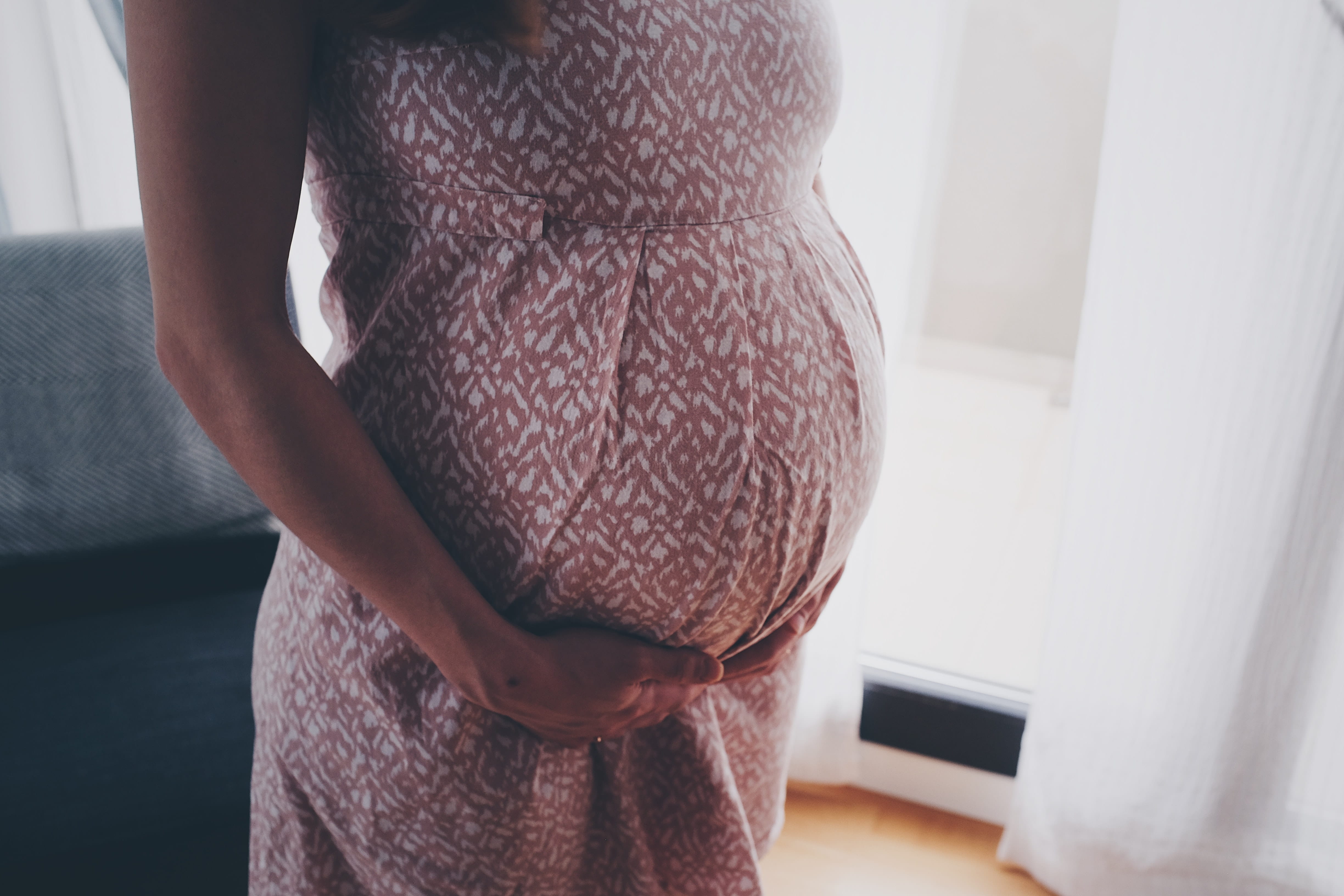 Photo of a pregnant woman.