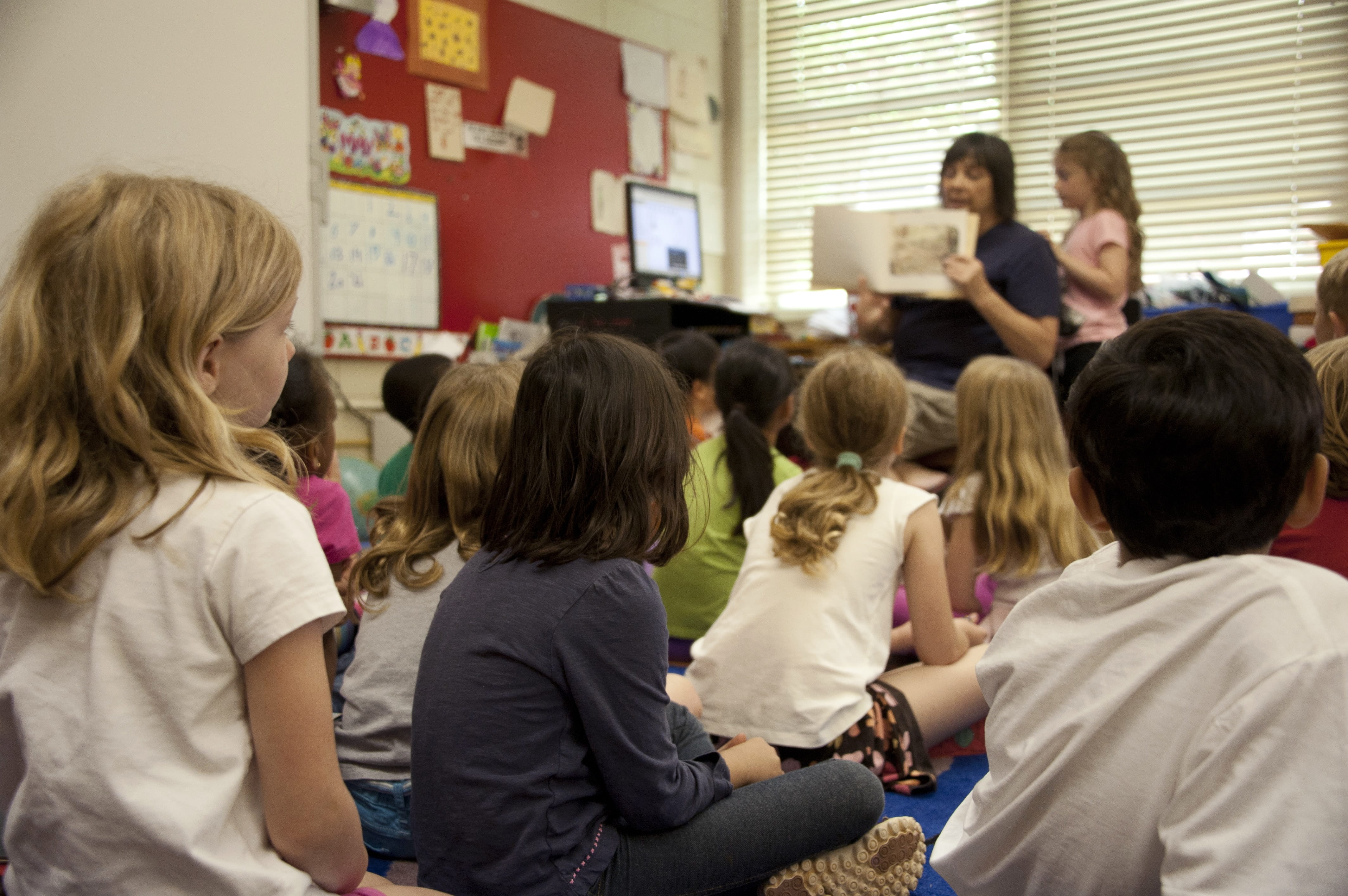 Photo of young children in a classroom.