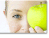 Images of health, nutrition, caring for self
