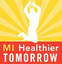 Mi Healthier Tomorrow logo