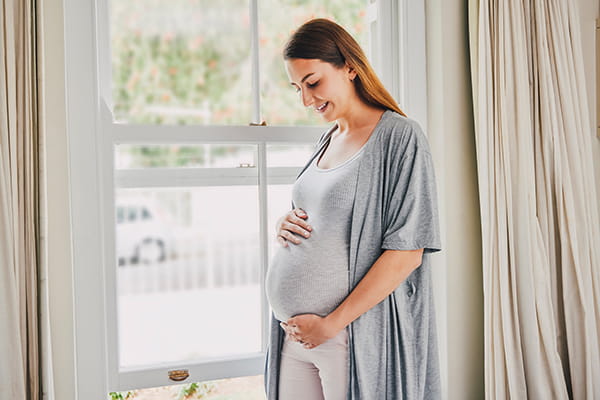 Pregnant woman header
