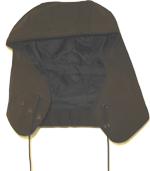 Work crew jacket hood
