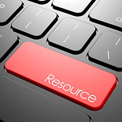 "Resources" as one of the keyboard's buttons