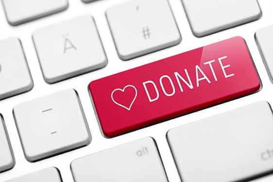 Online charitable donations