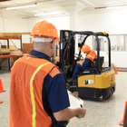 CDL and forklift icon CDL and forklift icon