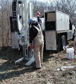 GeoProbe being used by technical staff