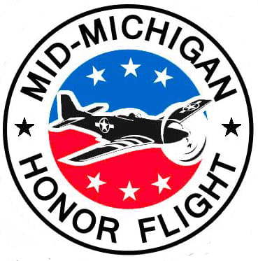 Mid-Michigan Honor Flight logo Mid-Michigan Honor Flight logo