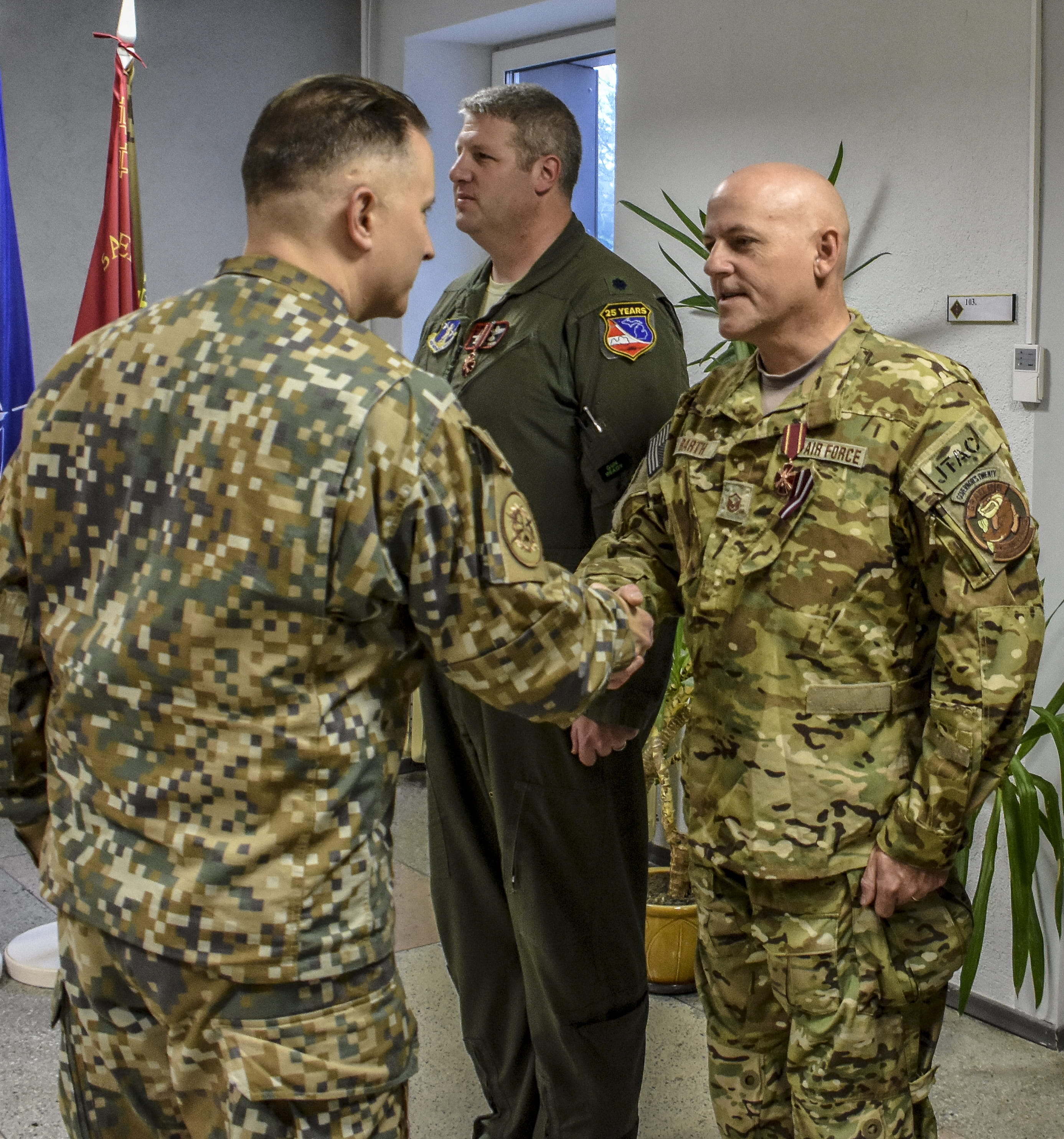 Lt. Col. Bart Ward, 127th Wing, Selfridge, and Master Sgt. Charles Barth, Grayling Air to Ground Lt. Col. Bart Ward, 127th Wing, Selfridge, and Master Sgt. Charles Barth, Grayling Air to Ground