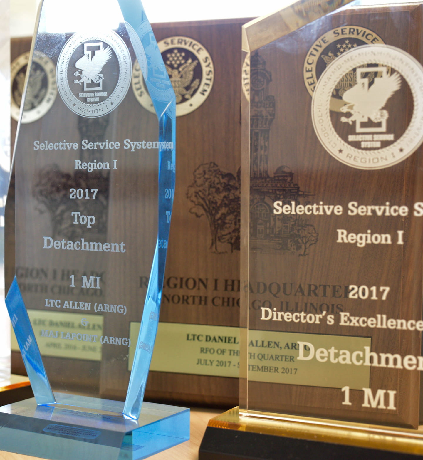 LTC Dan Allen Selective Service awards LTC Dan Allen Selective Service awards