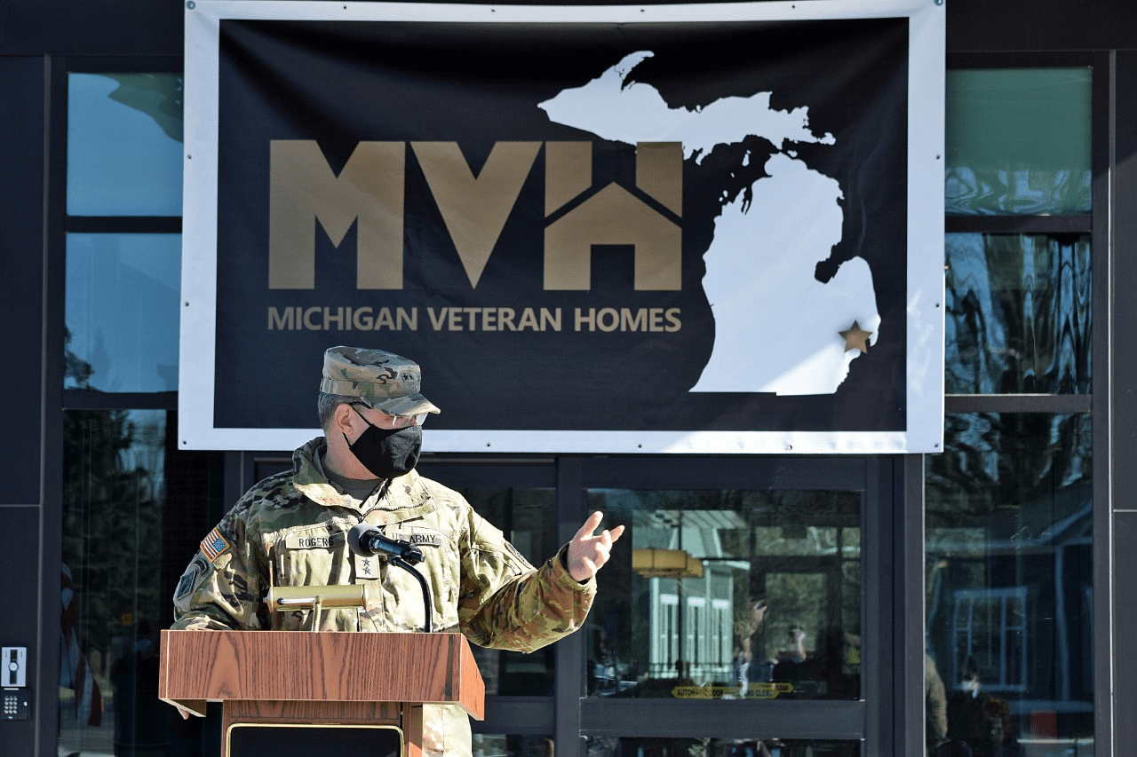 DMVA Michigan Veteran Homes Dedicates New Home at Chesterfield Township