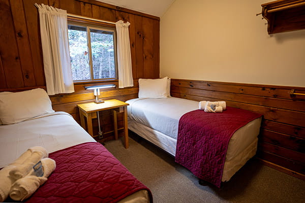 a lodge at the RAM Center