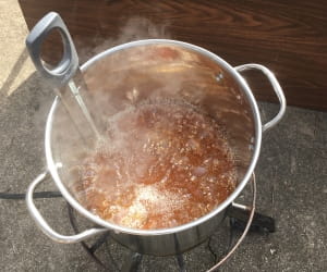 How long do you boil maple syrup