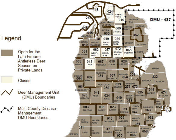 Michigan Dnr Hunting Hours Chart