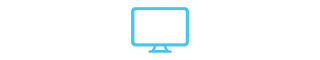 Blue Computer Monitor