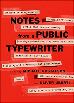 Notes From a Public Typewriter book cover