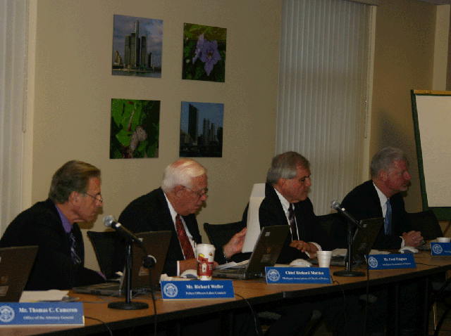 MCOLES Commissioners at Meeting MCOLES Commissioners at Meeting