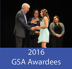2016 GSA Awardees button