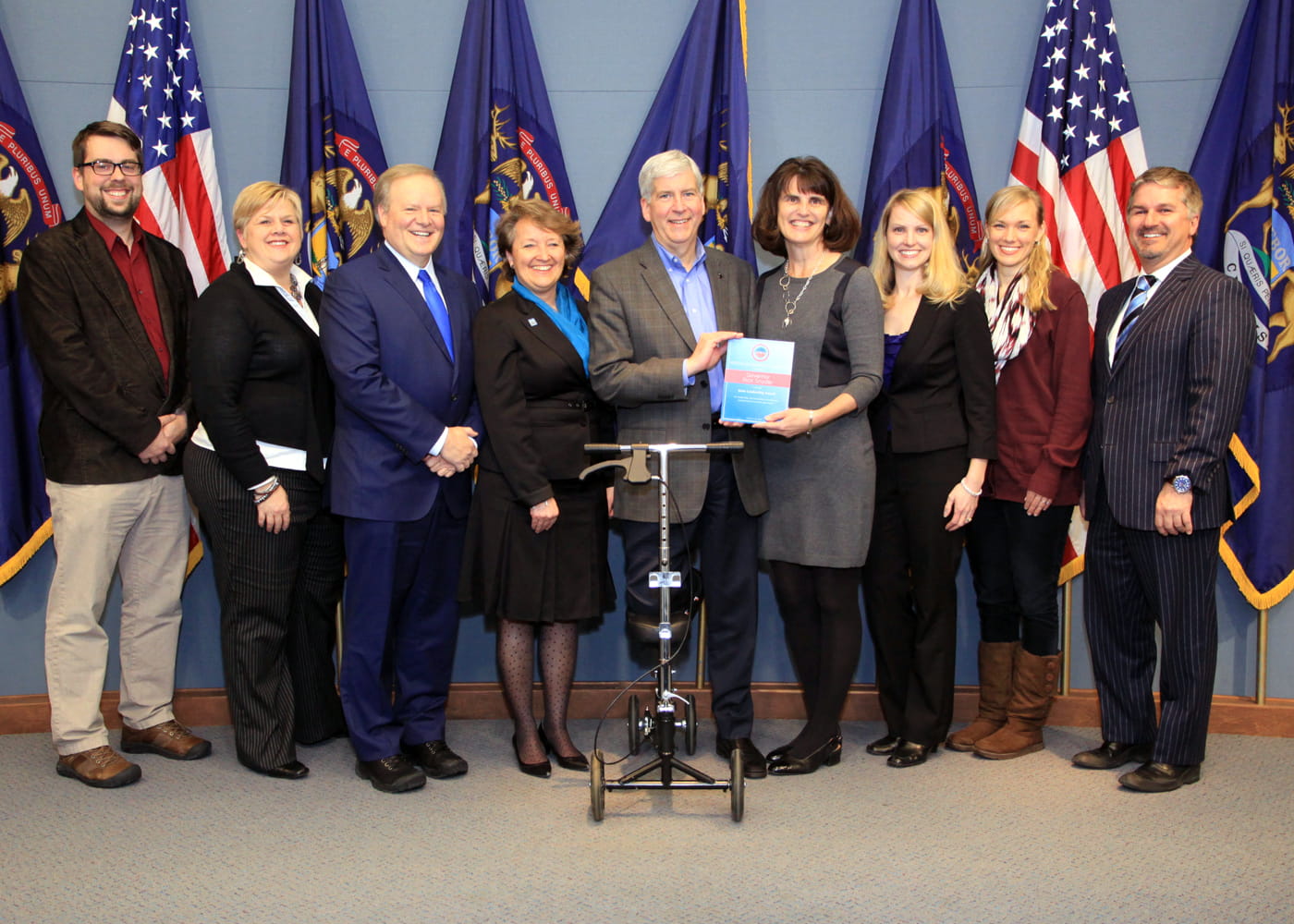 Gov. Snyder presented with award Gov. Snyder presented with award