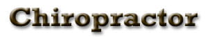 Chiropractor