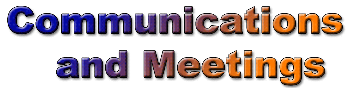 communications and meetings heading
