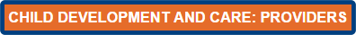 MDE CDC Providers Section Title