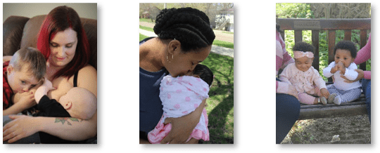 Moms, babies and breastfeeding