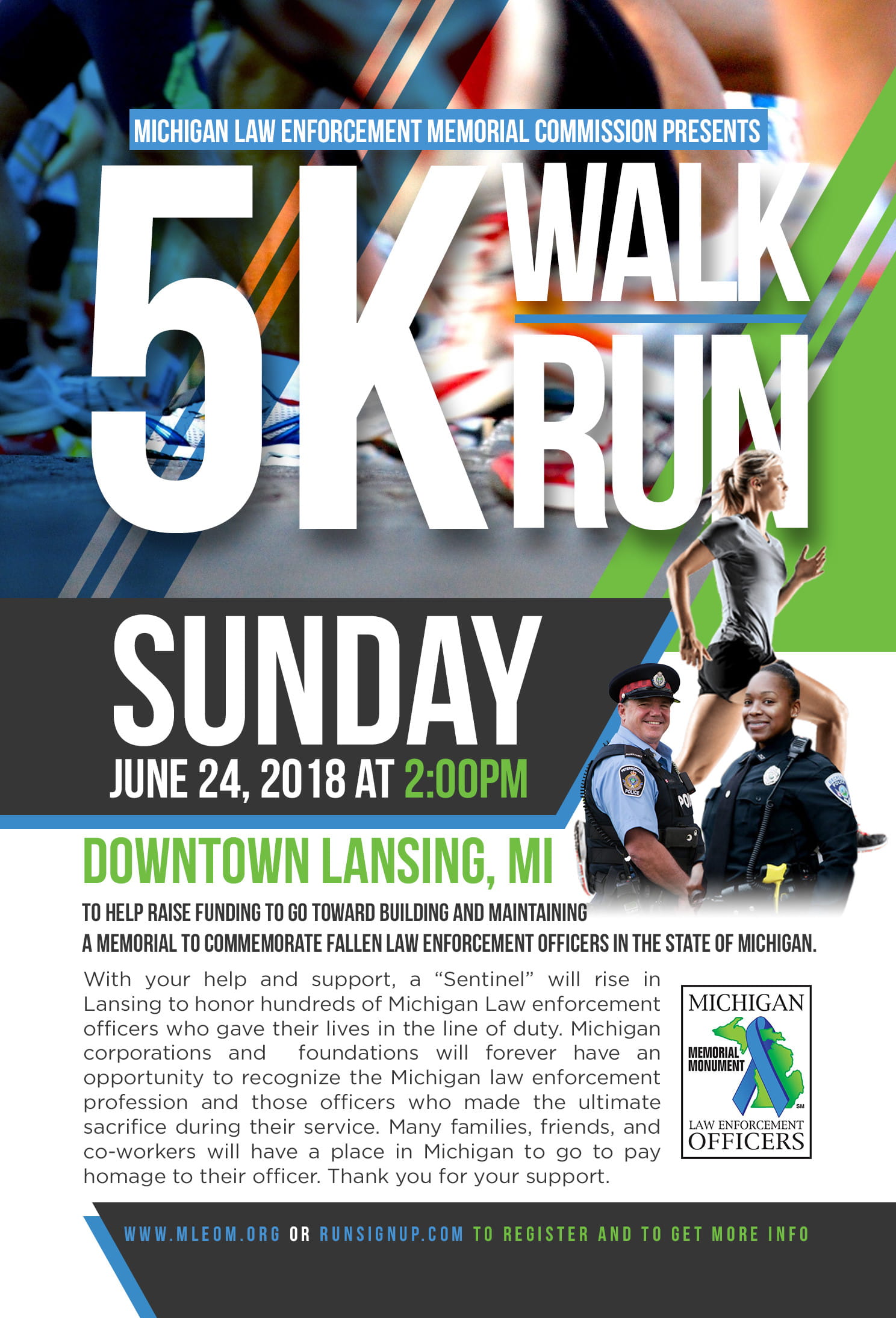 DTMB 'Race to Build the Monument 5k' looks to Honor Michigan's Fallen