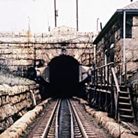 One of the entrances to the Saint Clair River Tunnel in Port Huron, Michigan One of the entrances to the Saint Clair River Tunnel in Port Huron, Michigan