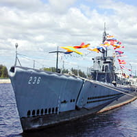 USS Silversides, Muskegon, Michigan. Photo by Lt. Scott McIlnay. USS Silversides, Muskegon, Michigan. Photo by Lt. Scott McIlnay.
