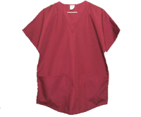 Women's relaxed scrub shirt