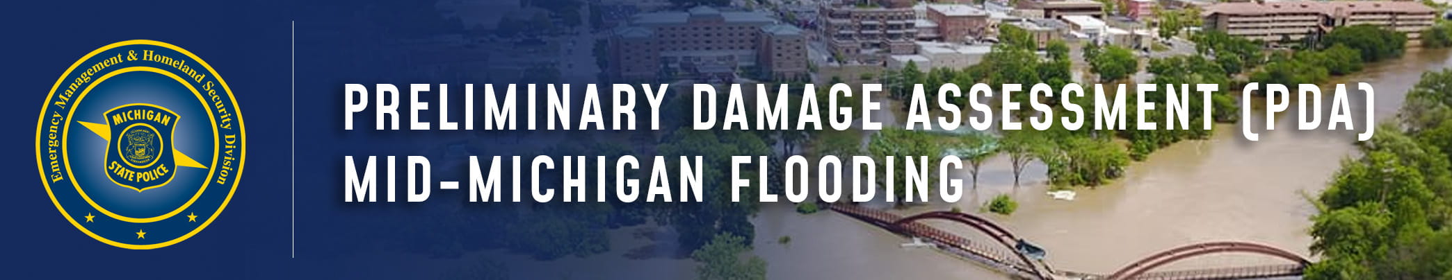 Mid-Michigan Flooding - Preliminary Damage Assessment Header