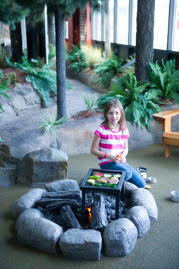 OAC campsite girl