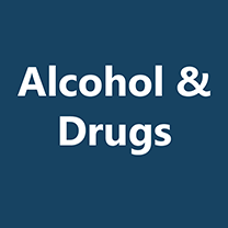 Alcohol & Drugs PSA Button